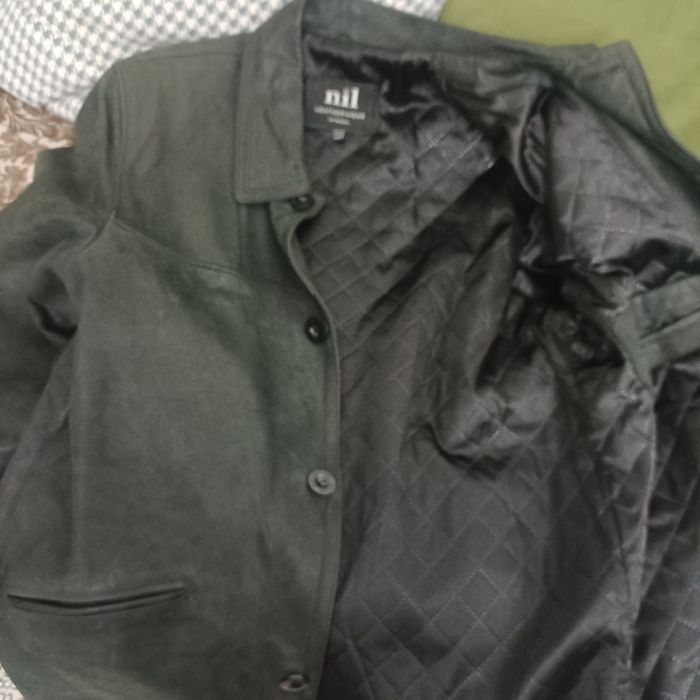 Куртка кожаная, нубук