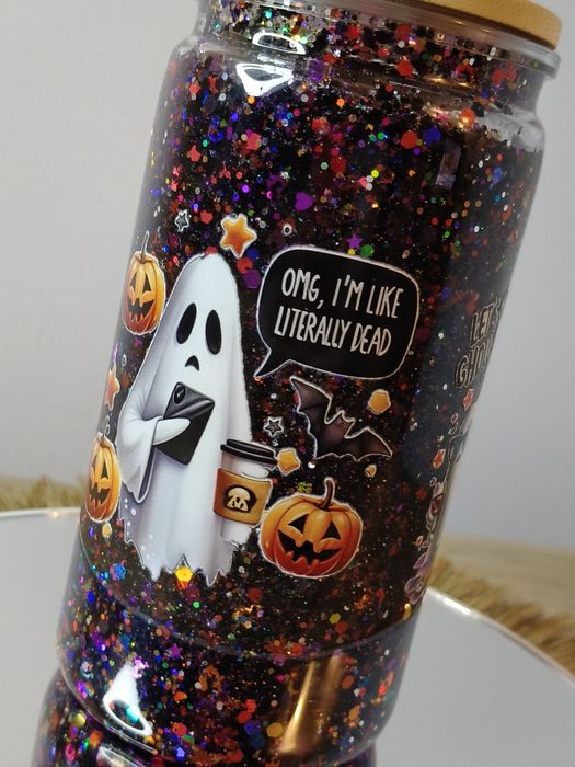 Pahare glitter personalizate