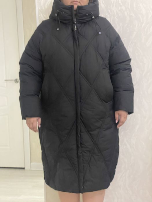 Зимний плащ пальто