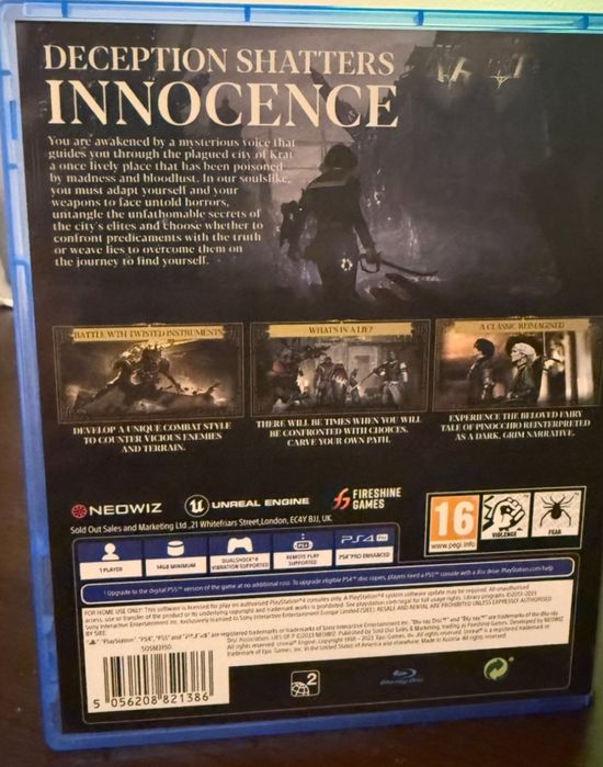 Lies of P playstation 4
