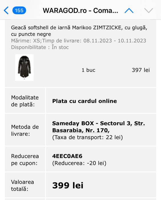 Geaca softshell iarna Marikoo Zimtzicke dama XS