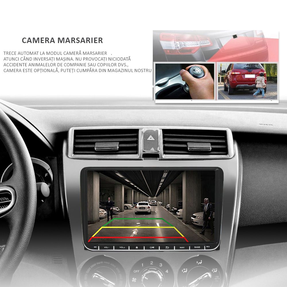 Navigatie Dedicata Volkswagen / Skoda / Seat 9 inch, Android B6, BT