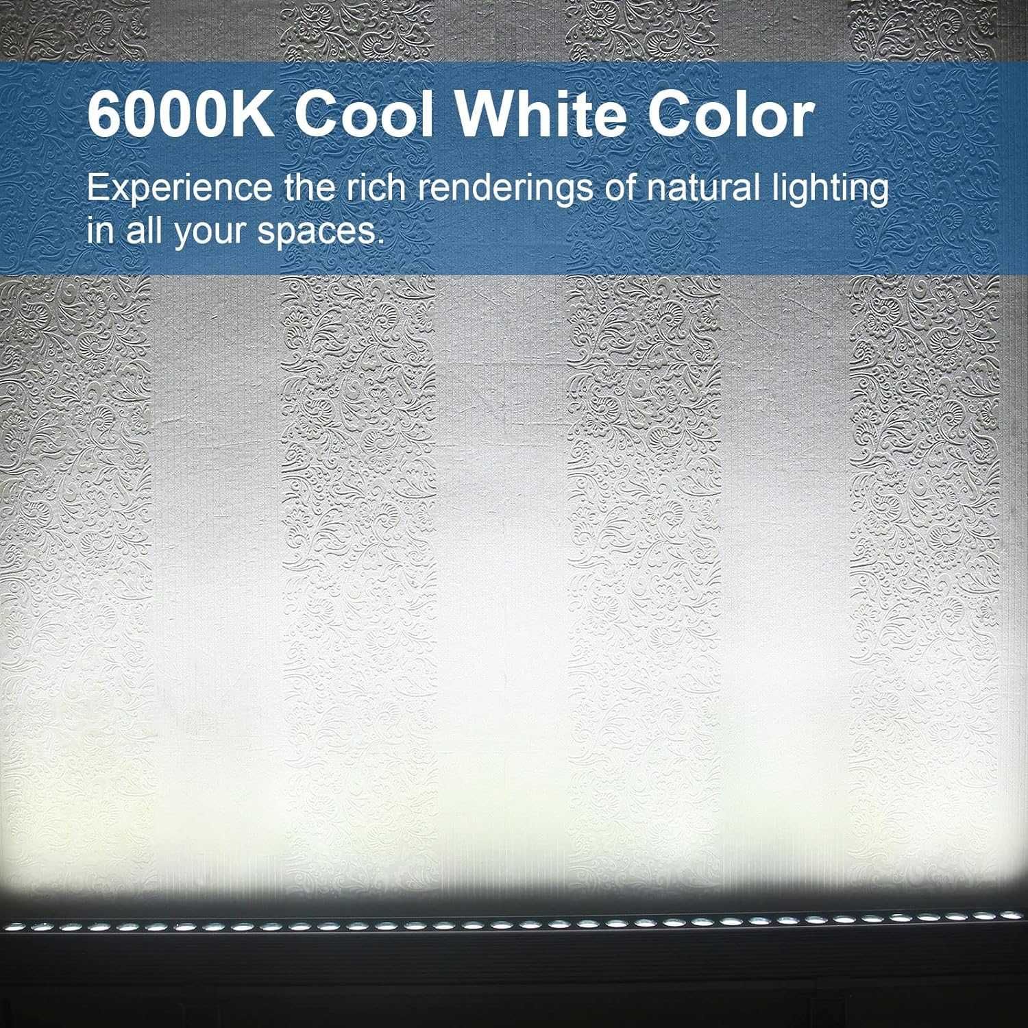 Yasotek 36W LED стенни осветителни тела, 6000K студено бяло, 1 м 230V