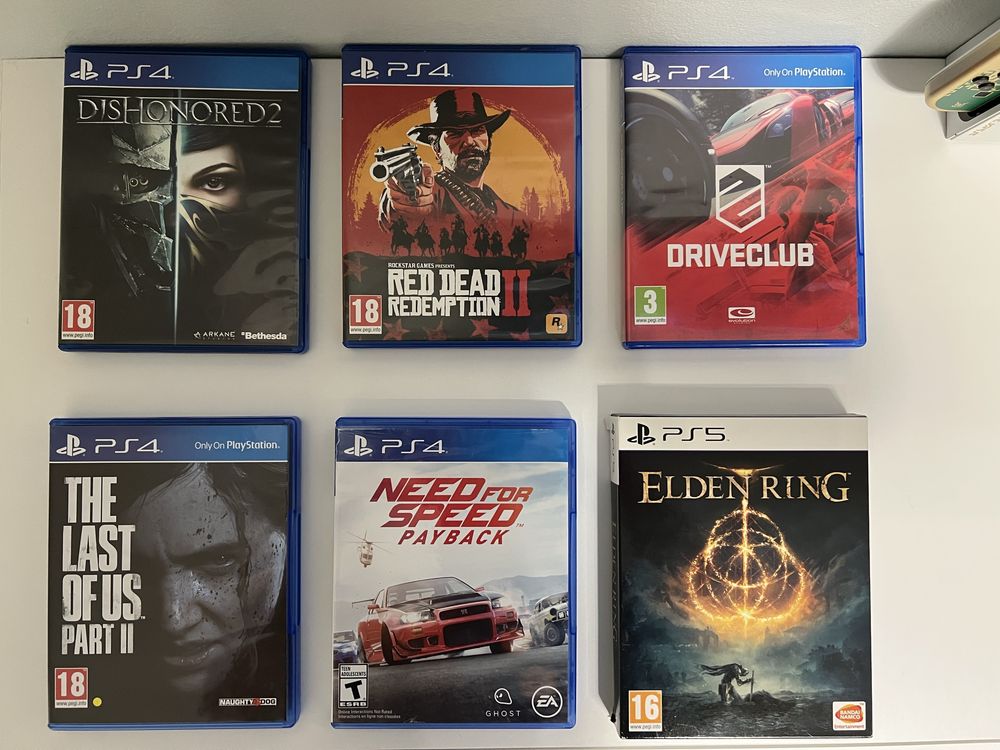Продавам лот от PS4 и PS5 игри