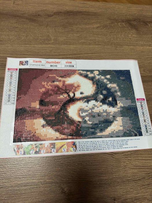 Продавам ръчно изработен диамантен гоблен