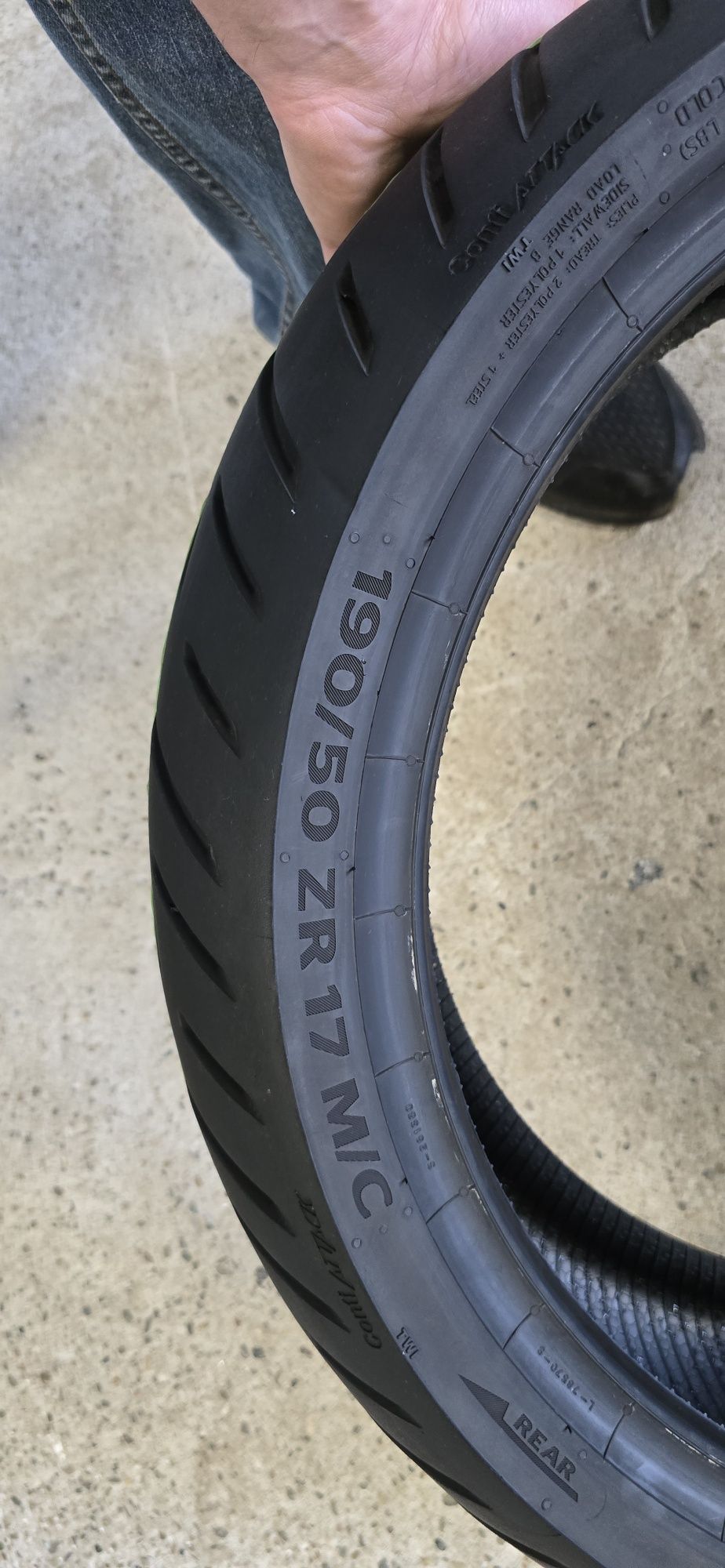Anvelopa moto spate 190/50zr17 continental contiroadattack 4