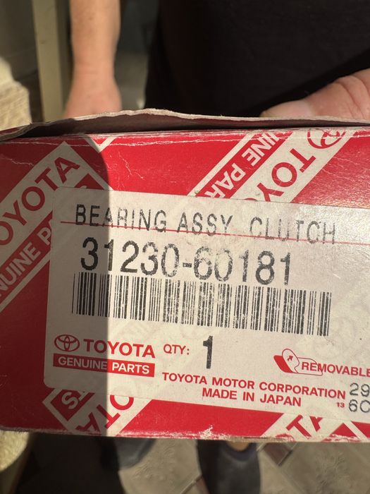 Выжимной подшипник, на land cruiser 100, оригинал