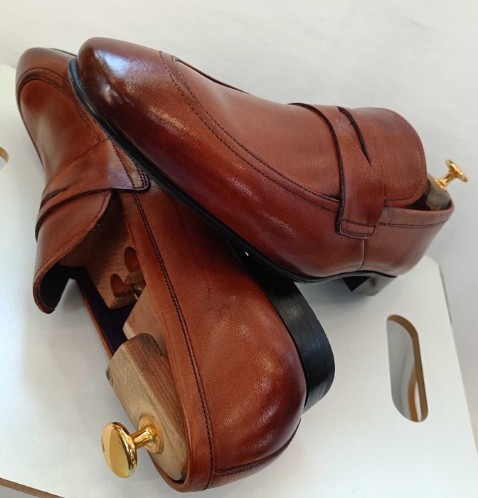 Pantofi loafer 42 42.5 premium Ted Baker London NOI piele naturala