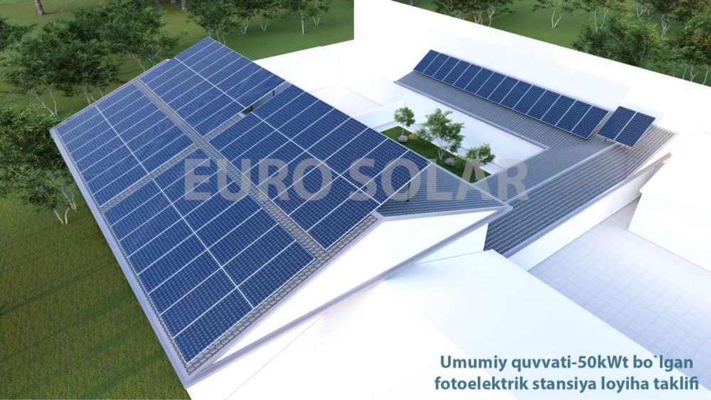 Quyosh panelchilar #Podkluch o’rnatamiz