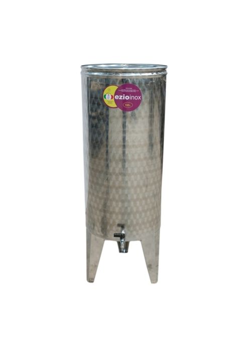 Butoi inox cu capac flotant 100L
