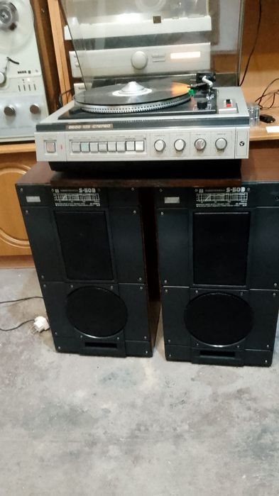 Проигрыватель винила,Вега -109 с калонками С-50 в