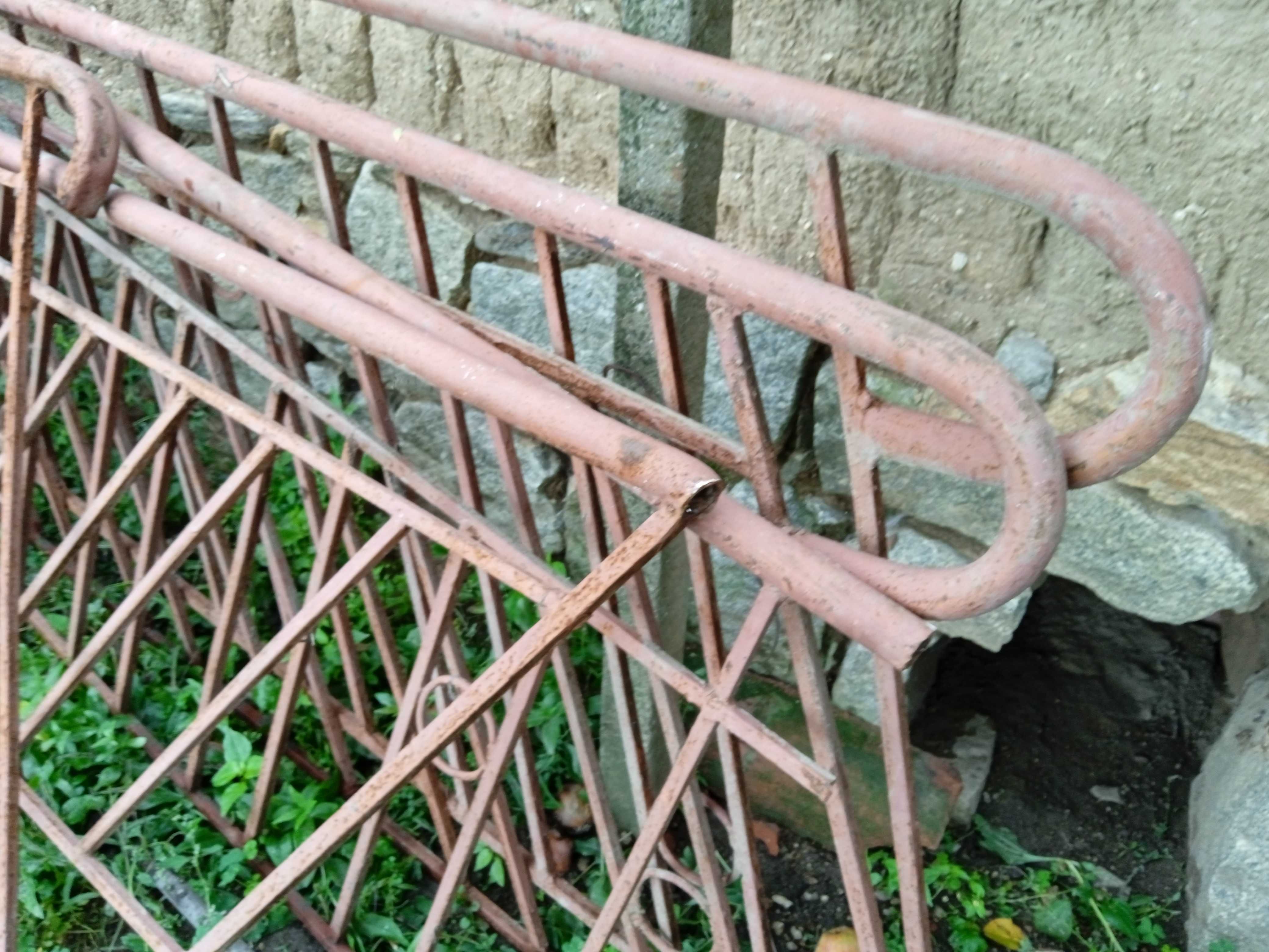 Интериорна ограда,истинско ковано желязо,стара изработка