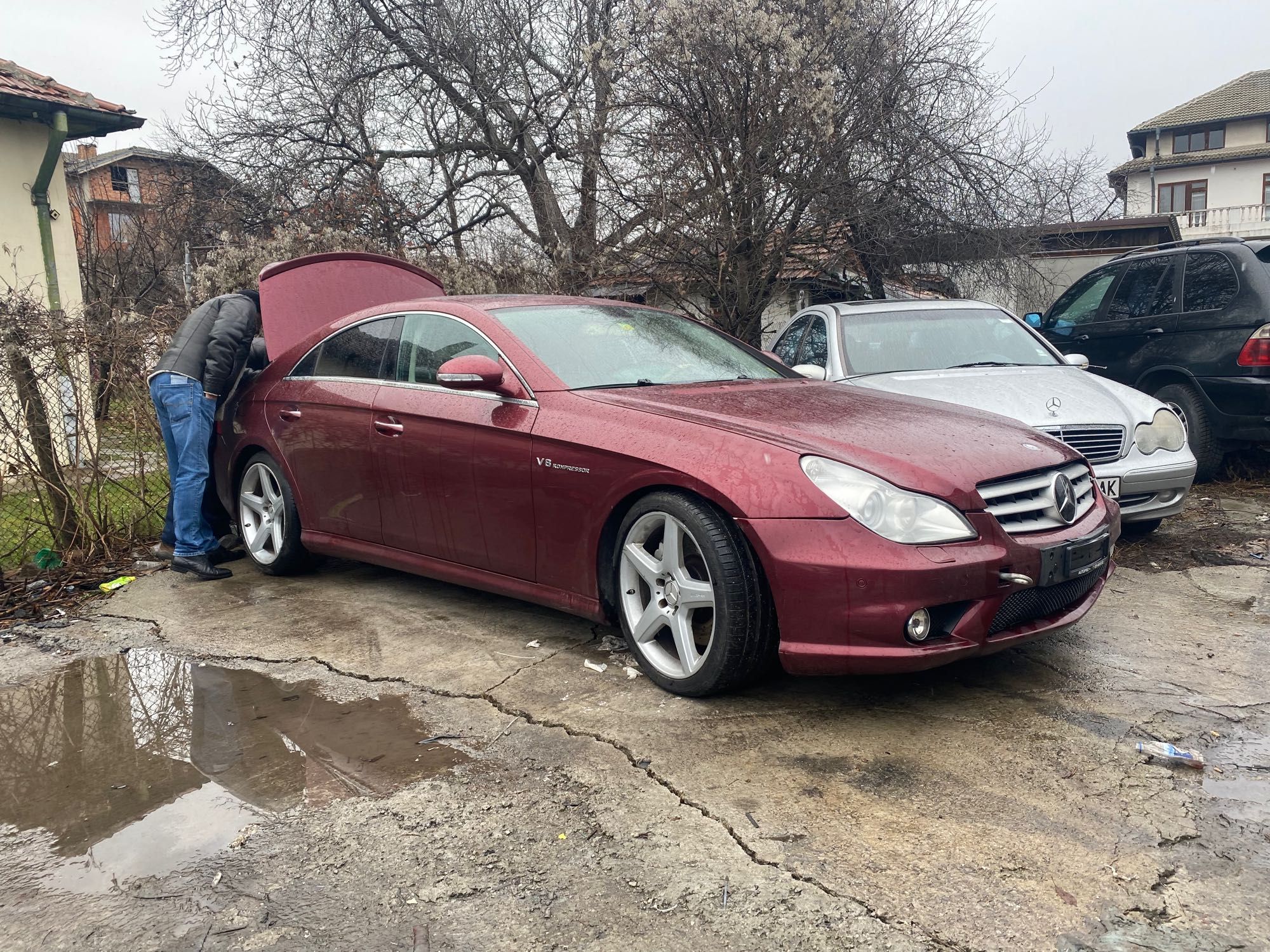 CLS 55 AMG на ЧАСТИ Distronic/keyless/Harman