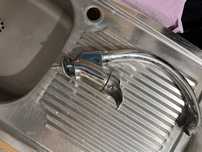Chiuveta inox dubla + baterie