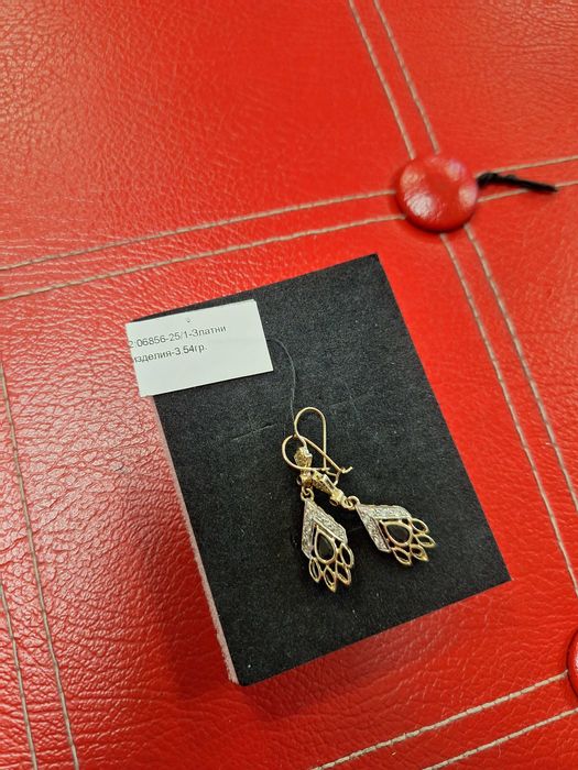 Дамски златни обеци - 3,54 гр.