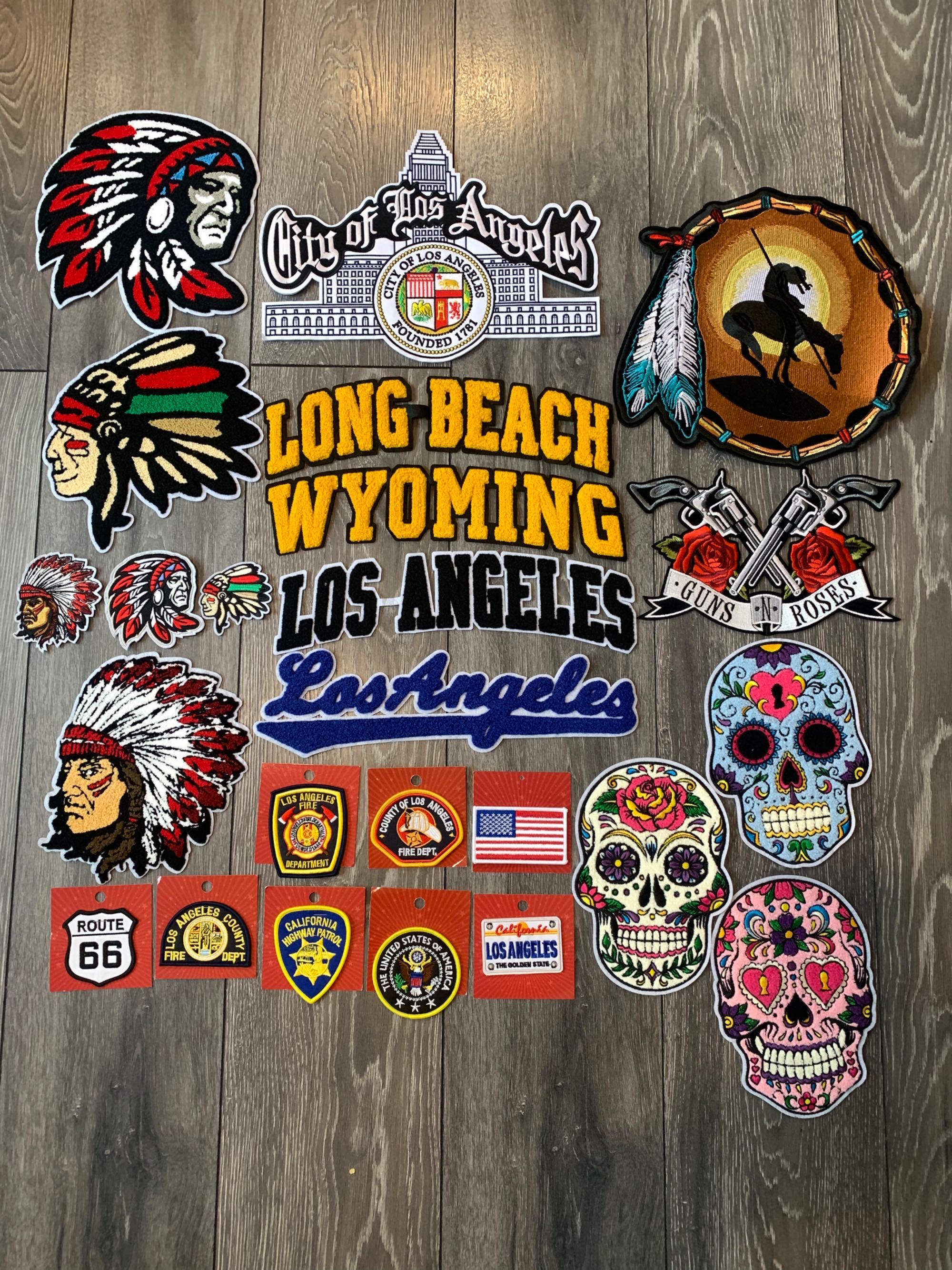 Нашивки гръб Guns N’ Roses, Los Angeles, Long Beach -САЩ
