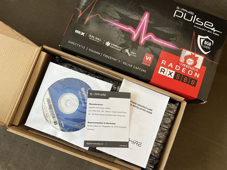 Видео карта Radeon RX 580 - НЕРАБОТЕЩА!!!