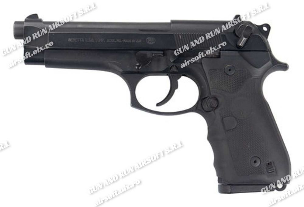 Pistol + Munitie Airsoft F.PUTERNIC Manual NOU!! *FULL METAL*pe Spring