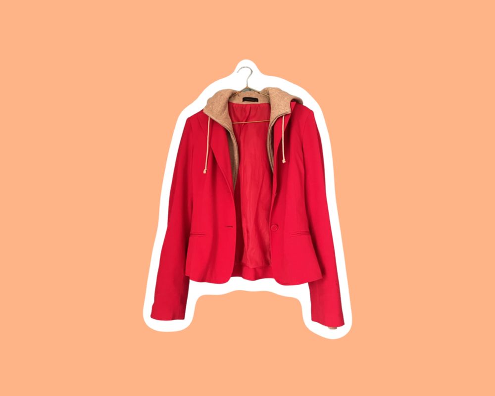 Vero Moda червено спортно елегантно сако