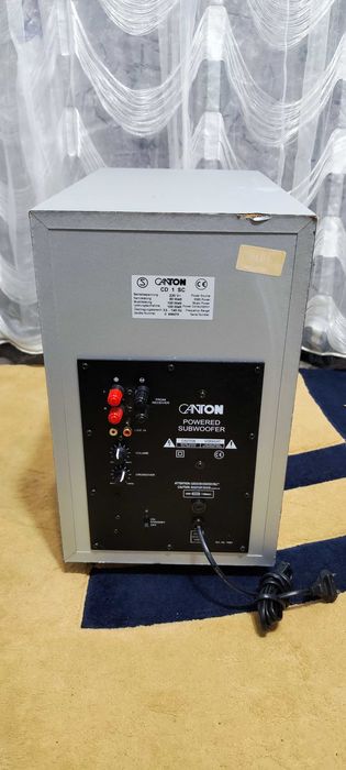 Subwoofer Audio Activ Canton CD 1 SC Statie Interna pt El Argintiu