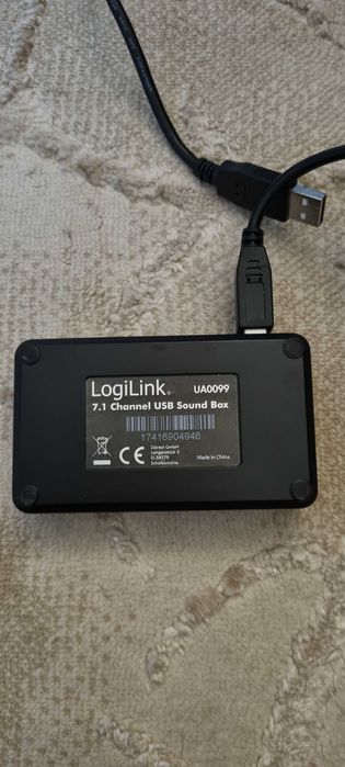 Placă audio externă USB LogiLink UA0099 (7.1 surround)