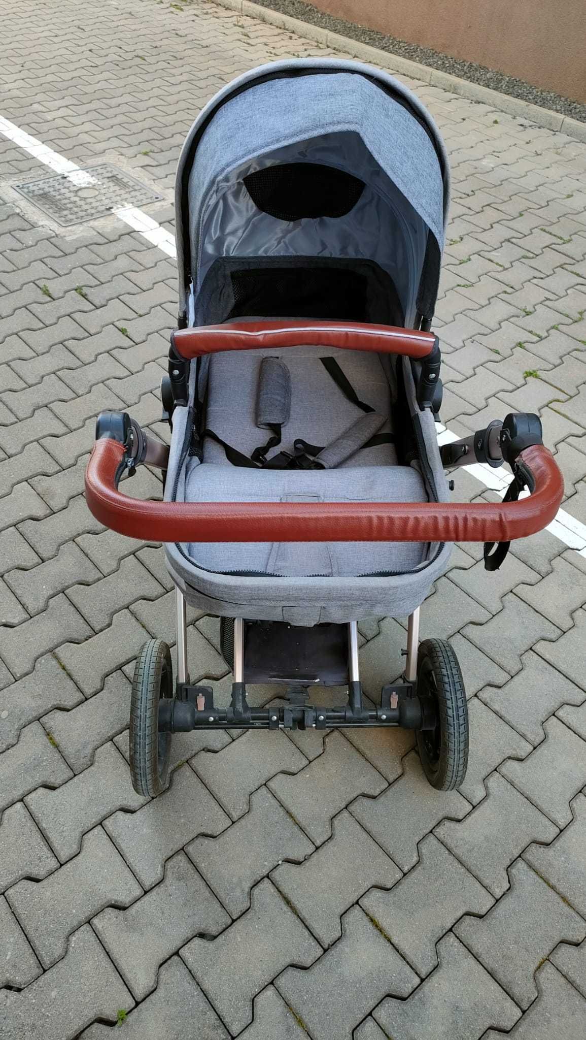 Carucior transformabil 3 in 1 Coccolle Ambra Gri