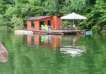 Închiriez ponton pe lacul Tarnița,barcă ponton,cabană pe apă,croazieră