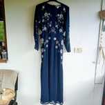 Rochie f.eleganta de ocazie, brodată , bleumarin, marca Ashley Brooke