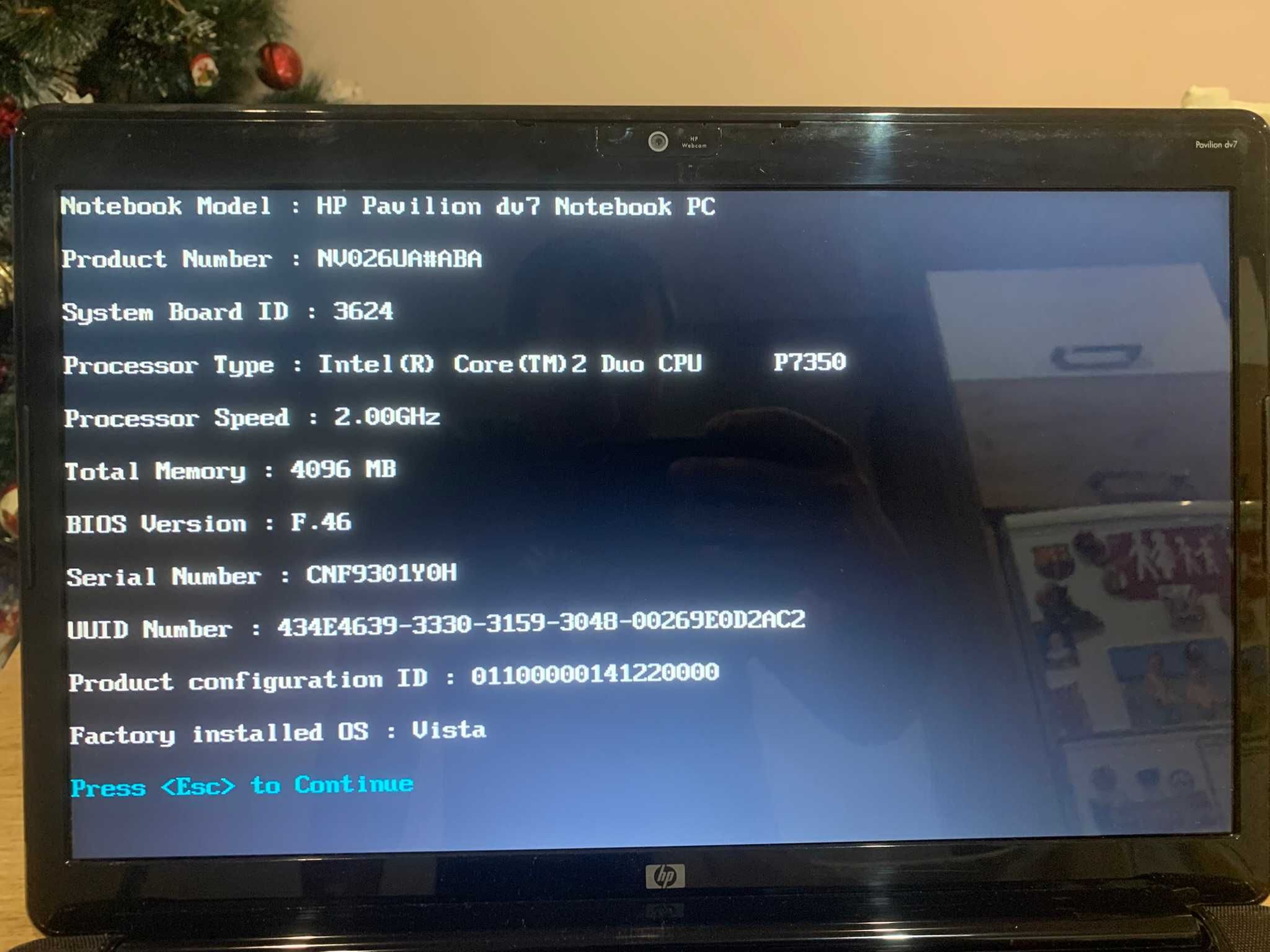 Laptop HP Pavilion DV7 ,17 inch 1600/900