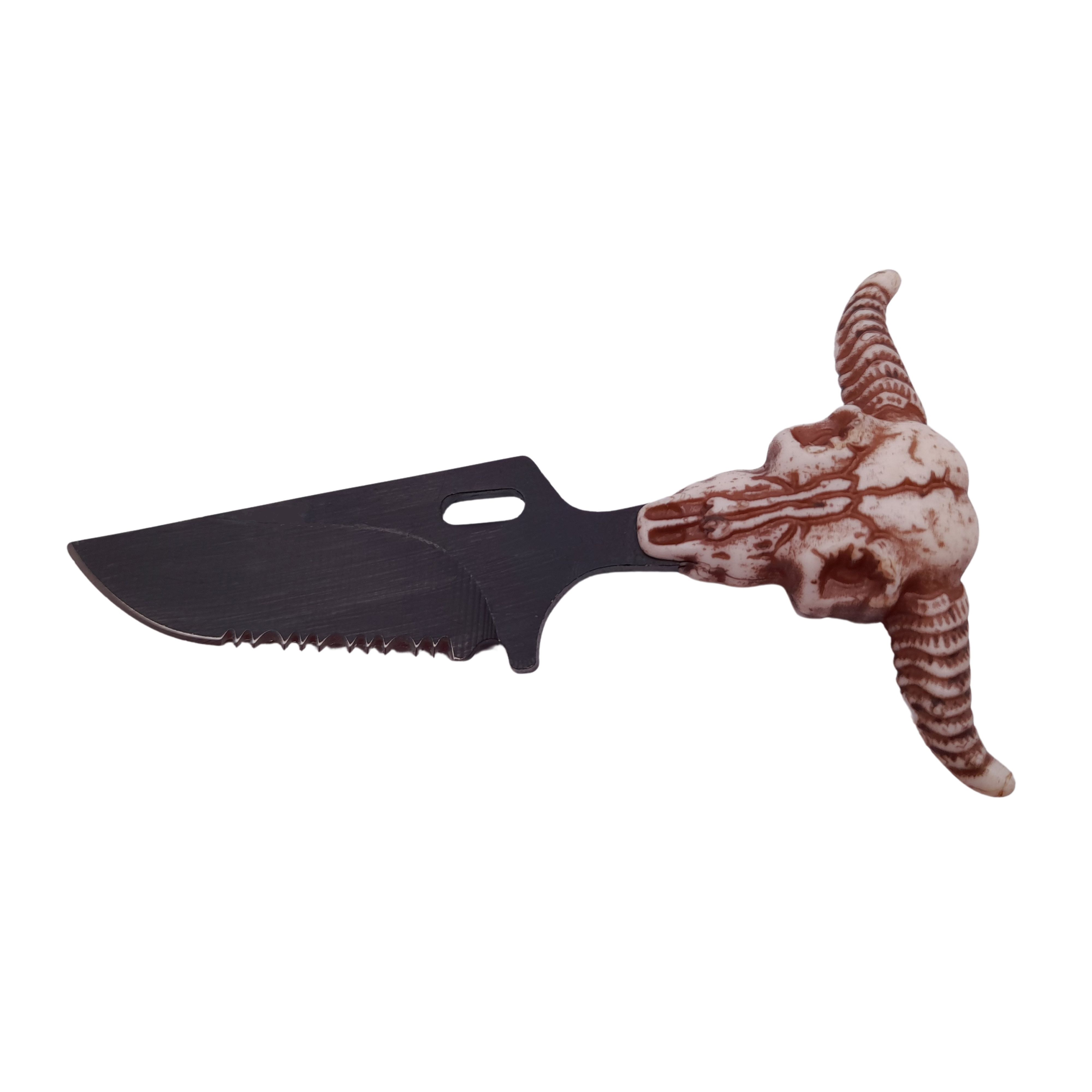 Cutit tactic de vanatoare, Death Spike, 9.5 cm, teaca cu lant inclusa