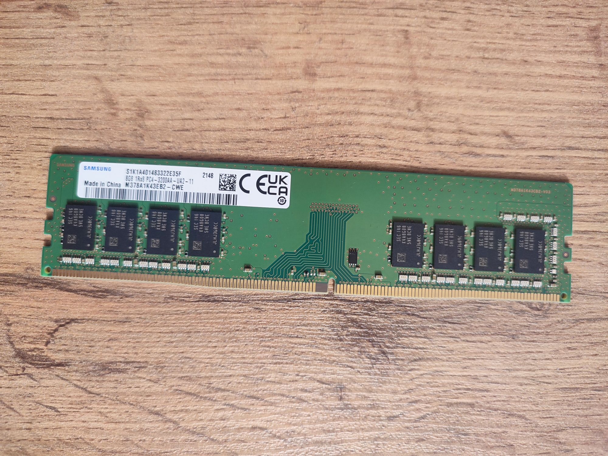 ОЗУ ddr4 8 gb одной планкой