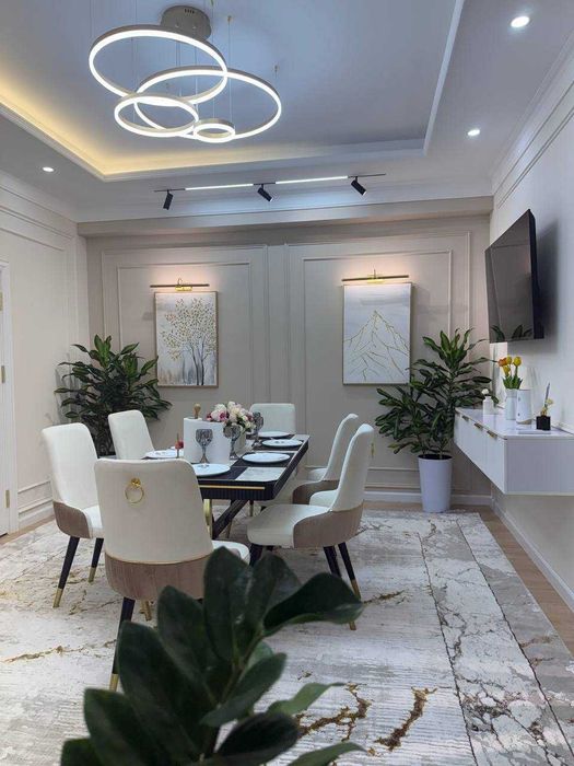 Элитная 3-комн кв с дорогим ремонтом ЖК OQ Saroy! Паркентский! ID09