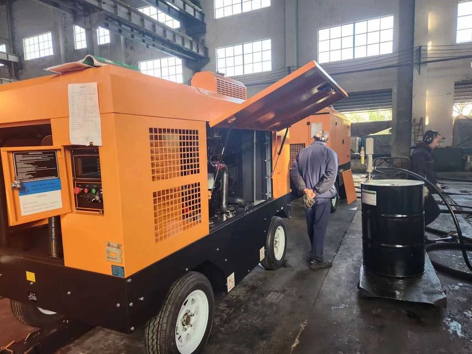 Мобильный дизельный винтовой компрессор KSCY