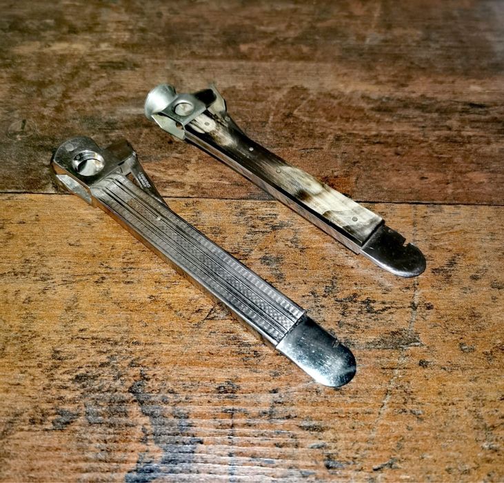 Резачка Солинген за пури месинг дръжка от кокал рог SOLINGEN