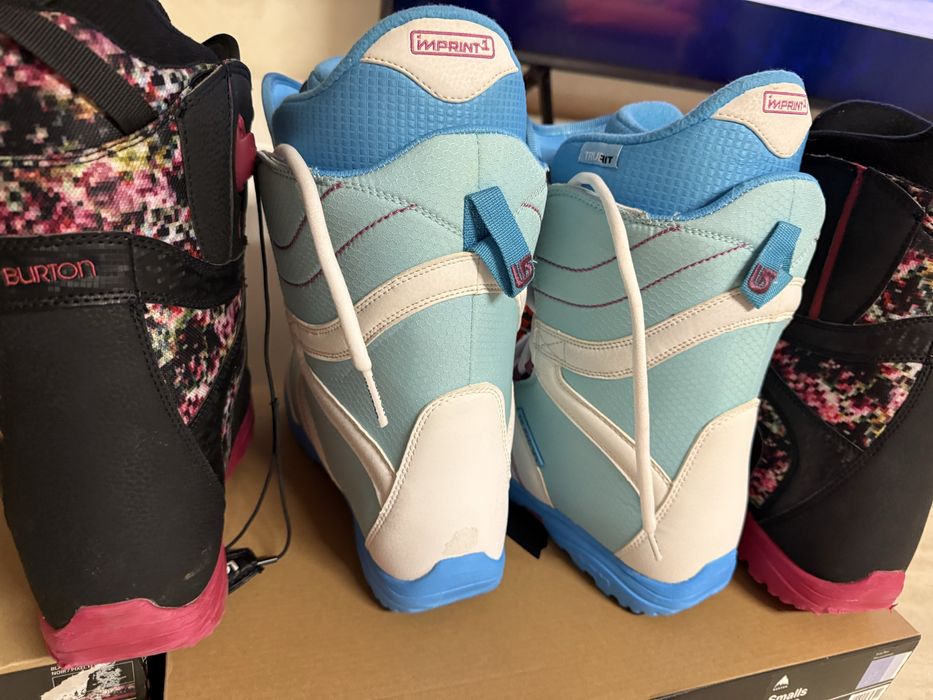 Bootsi snowboard copii Burton Coco / Mint marinea 36,5