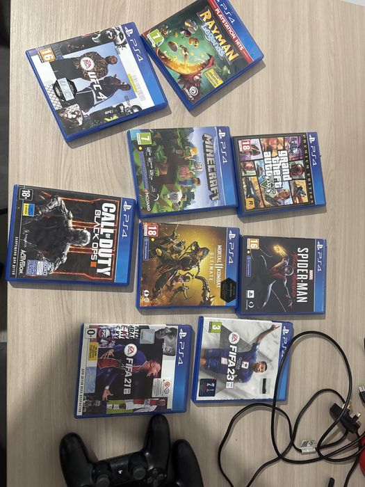 Playstation слим 4 на 1 тб 9 дисков и есть игры ЕСТЬ ТОРГ ОТЛИЧНОЕ СОС