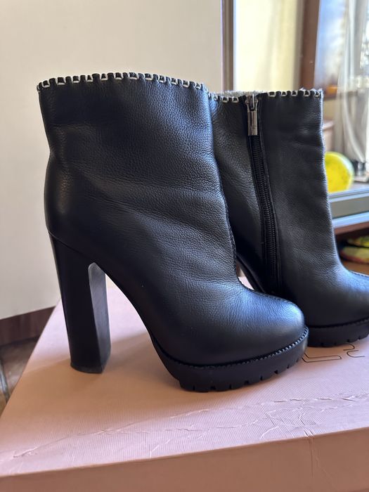 сапоги на каблуке, ботильоны