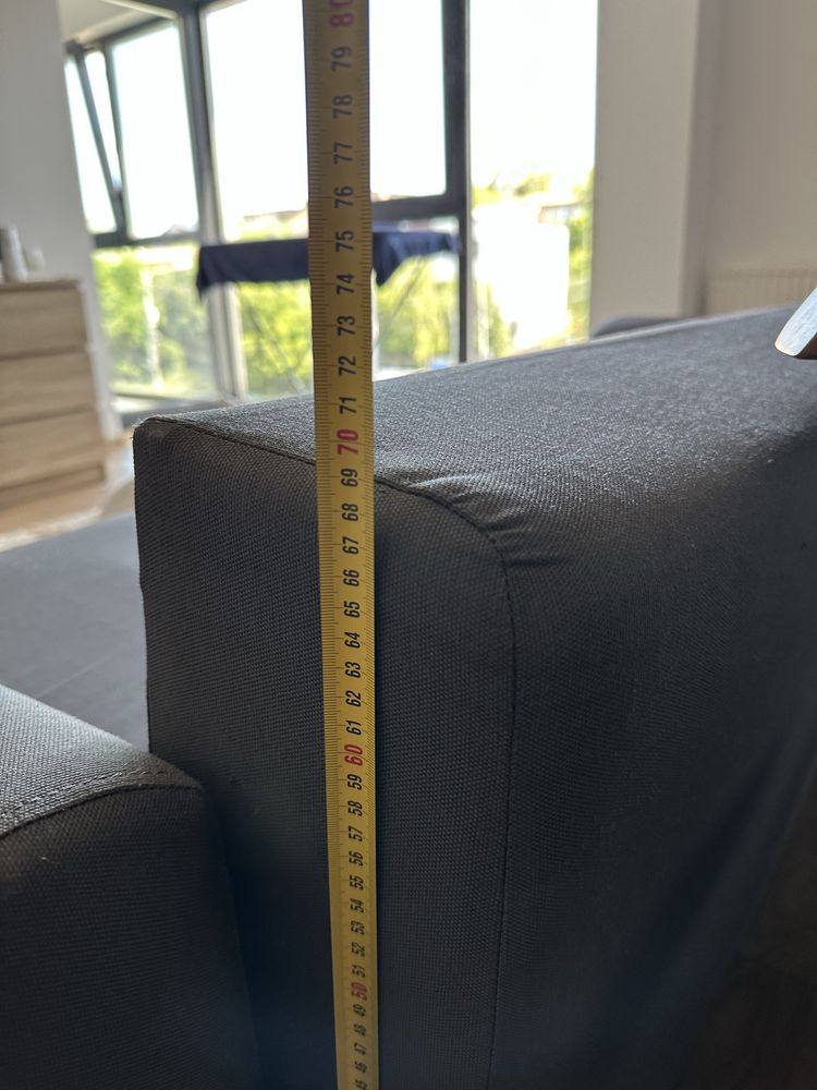 Canapea extensibila gri