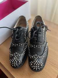 Pantofi Oxford din piele