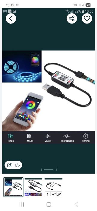 Controler RGB Bluetooth