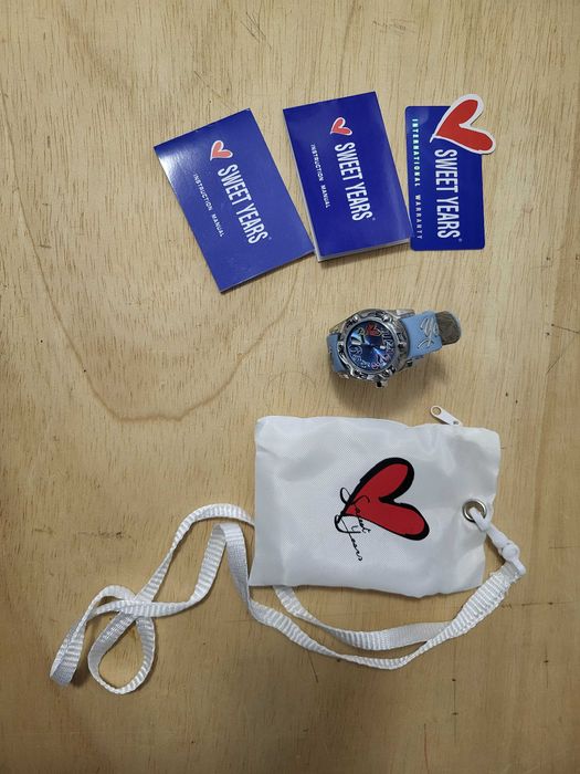 Ceas Solo Tempo Sweet Years, curea din material textil și piele