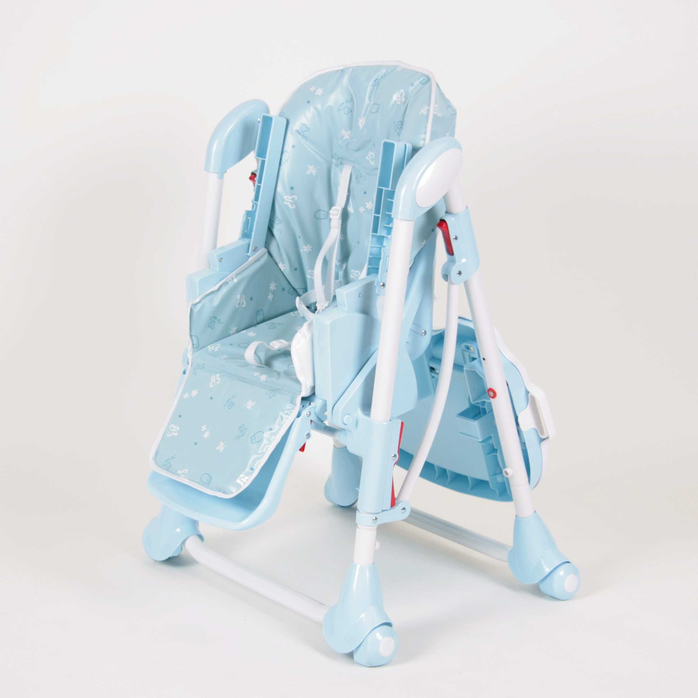 Scaun de masa pentru copil, albastru - marca BambinoWorld