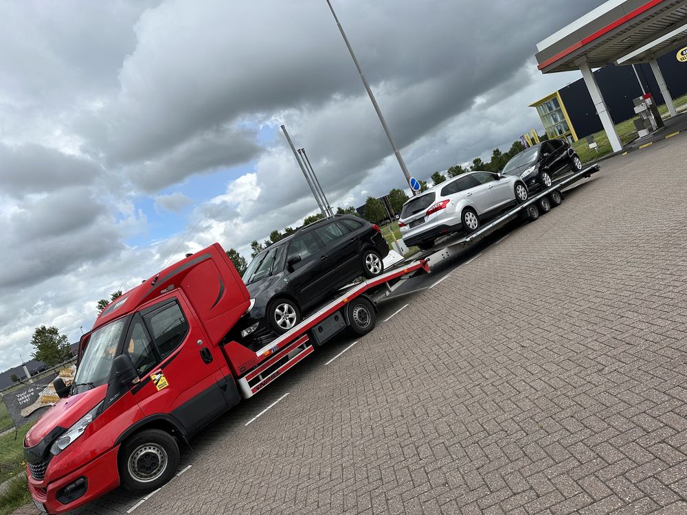 Transport auto pe platforma . România Germania Belgia Olanda