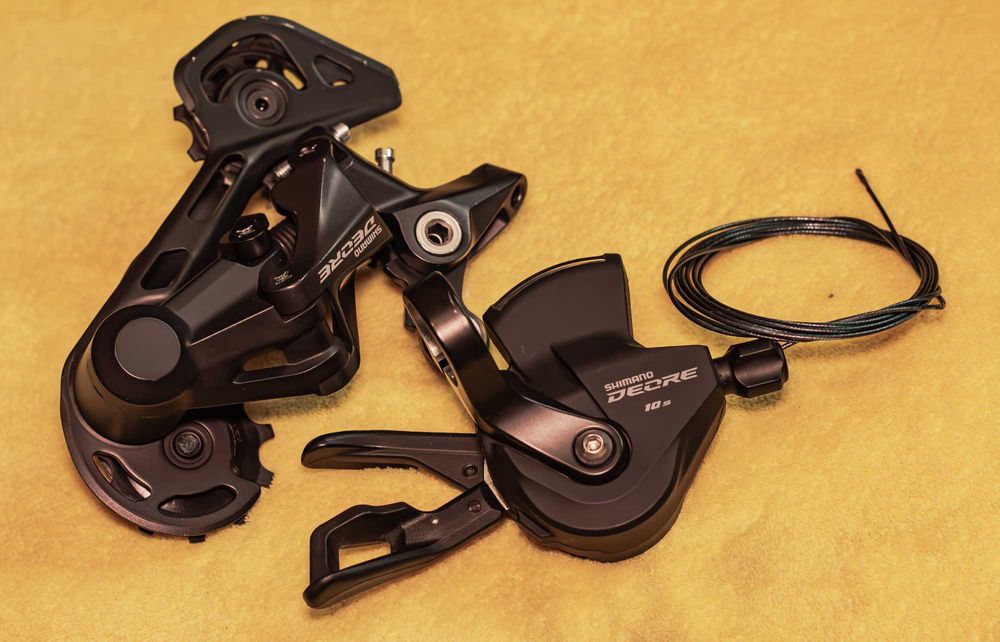 Велосипедный переключатель Shimano Deore RD-M4120-SGS с шифтером