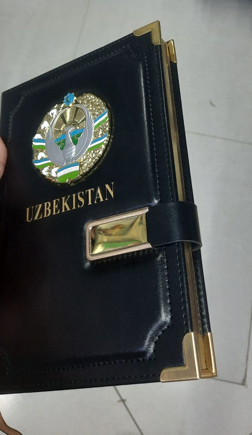 Блокнот кожанный Узбекистан