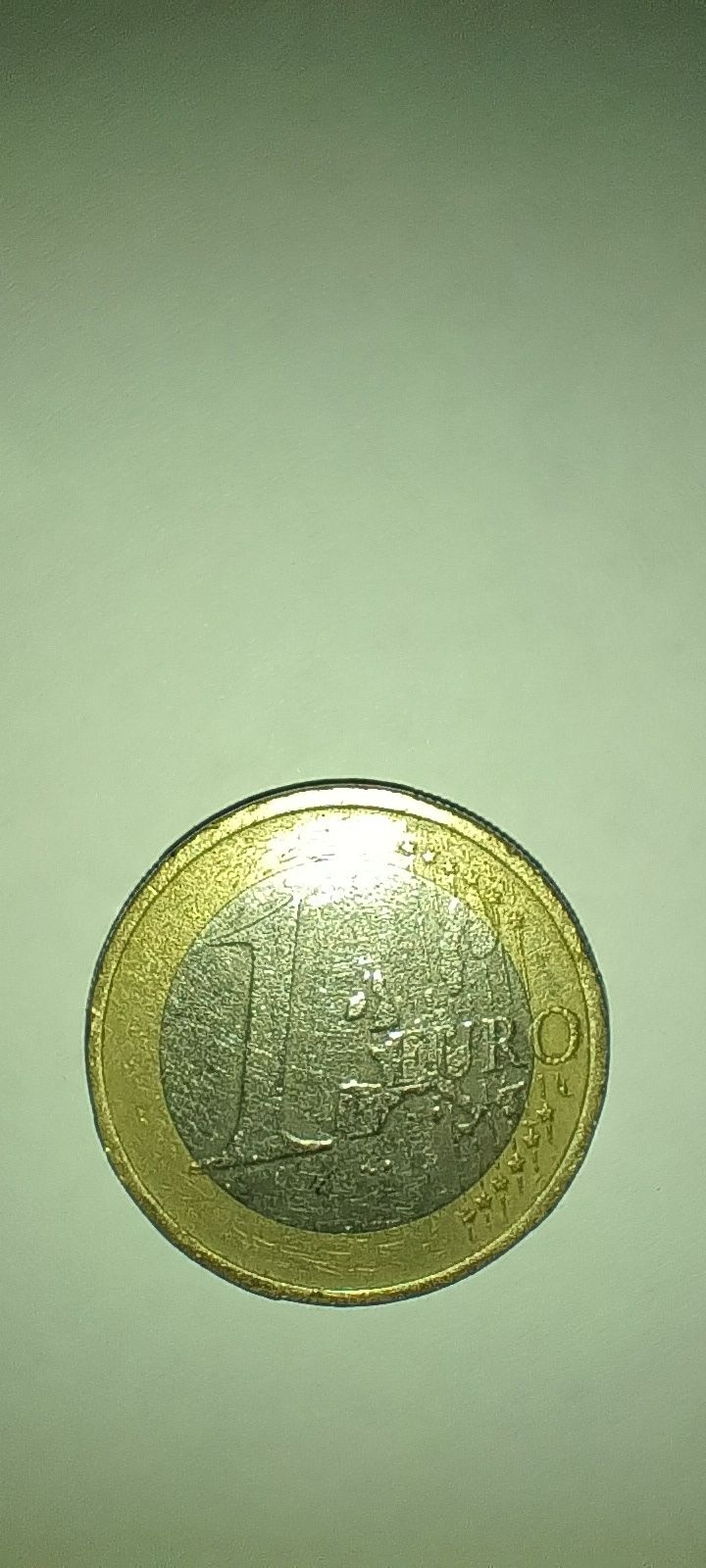 moneda rara Espana 2002 de colectie de 1 euro stema cu vultur