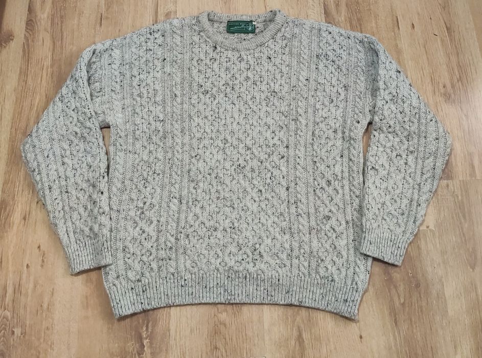 Pulover din lână British Wool marimea XL