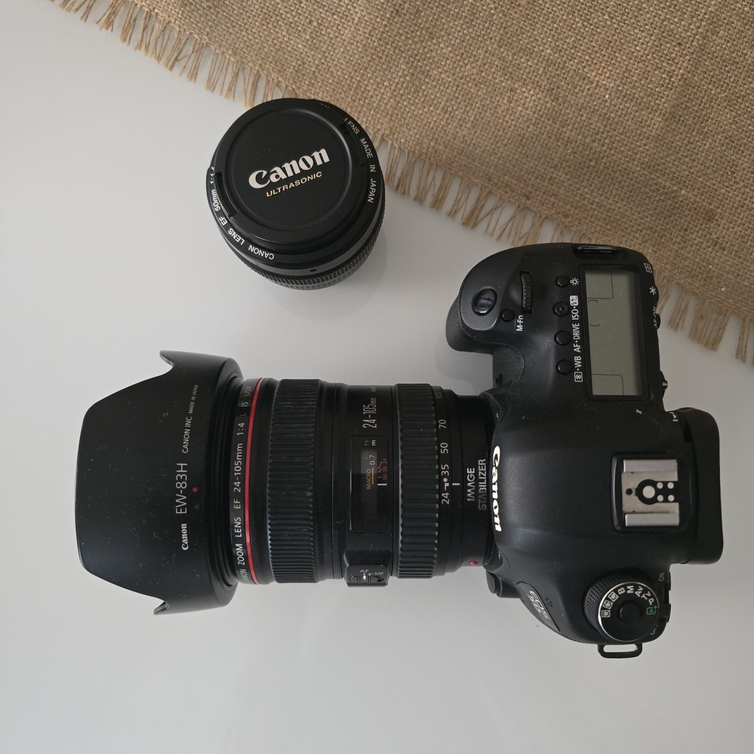 Pachet Canon 5D Mark iii, 24-105 f4 și 50mm f1.4