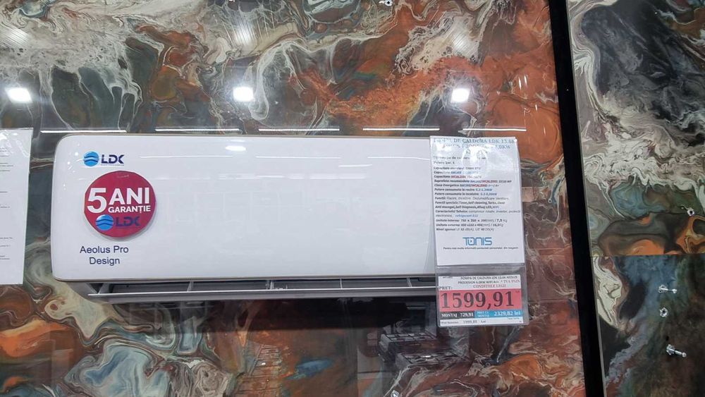 Инверторен стенен климатик LDK 13.6K AEOLUS PRODESIGN 4.0KW WIFI A++