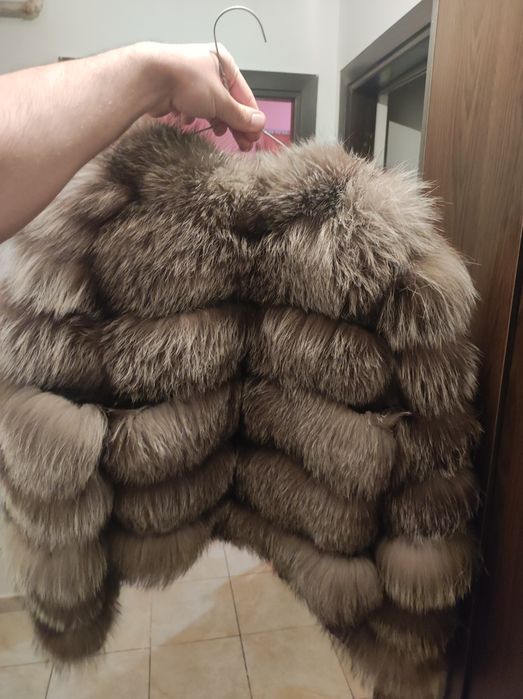 Blana Naturala Vulpe Argintie